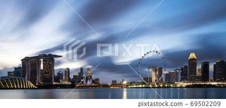 Evening / Panorama of Singapore [Singapore] [Evening] [Panorama] 69502209