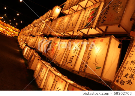 Obon festival lanterns Obon festival lanterns 69502703