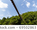 A landscape with a suspended bridge 69502863
