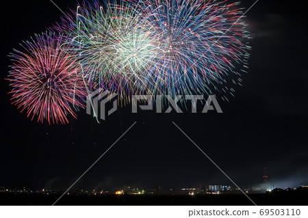 [Tahara City, Aichi Prefecture] Tahara Festival / Five Town Joint Fireworks Festival 69503110