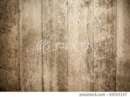 Close up of old wooden fence planks 69503147