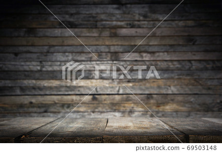 Close up of old wooden fence planks Close up of old wooden fence planks 69503148