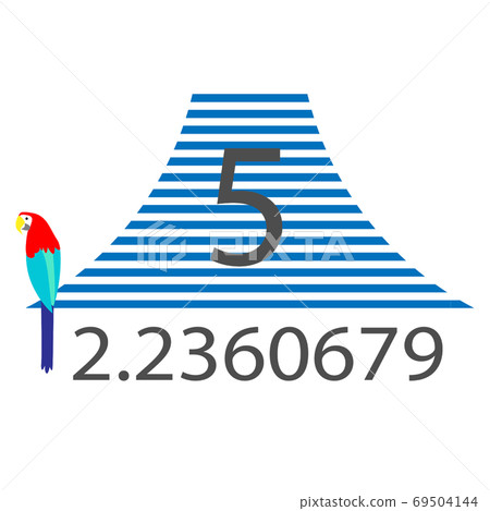 Fujisan Roku / Parrot (Fujisanroku / Parrot crowing) √5 = 2.2360679 ” Fujisan Roku / Parrot (Fujisanroku / Parrot crowing) √5 = 2.2360679 ” 69504144
