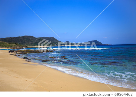 白色沙灘和蔚藍海岸#1 白色沙灘和蔚藍海岸#1 69504462