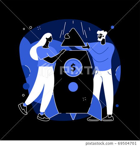 StartUp abstract concept vector illustration. 69504701