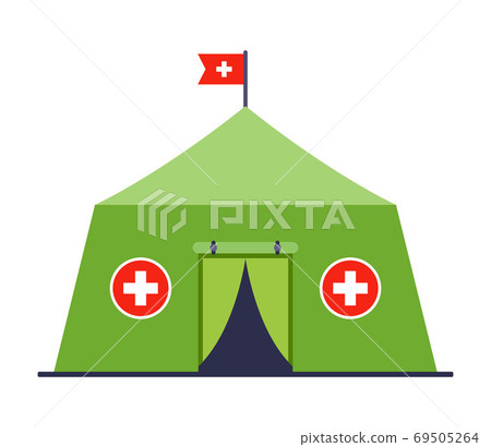 military medical tent providing first aid to a... - Stock Illustration  [69505264] - PIXTA