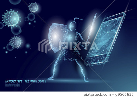 Phone service repair help business concept. Fatal mobile smartphone system crash. Software error bug data lost. 3D virus attack information security alert vector illustration 69505635