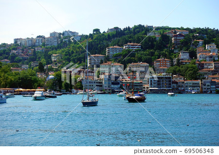 Western landscape of the Bosphorus 69506348