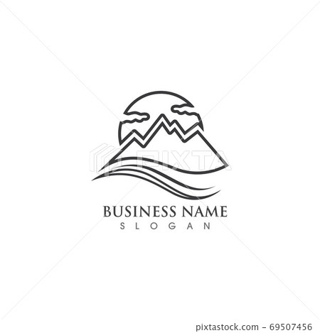 Mountain icon Logo Mountain icon Logo 69507456