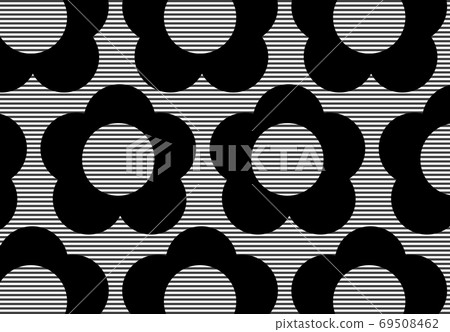 Flowers Nordic Scandinavian floral pattern background material 21 69508462