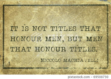 men honour Machiavelli men honour Machiavelli 69508730