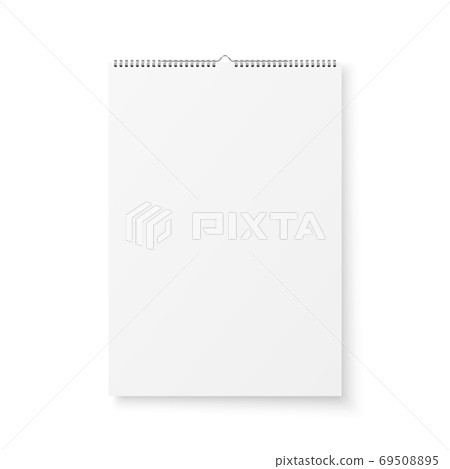 Vector 3d Realistic A4 Paper White Blank Wall... - Stock Illustration  [69508895] - PIXTA