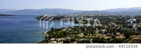 Panorama of Heraklion - Chania, Crete, Greece 69510348