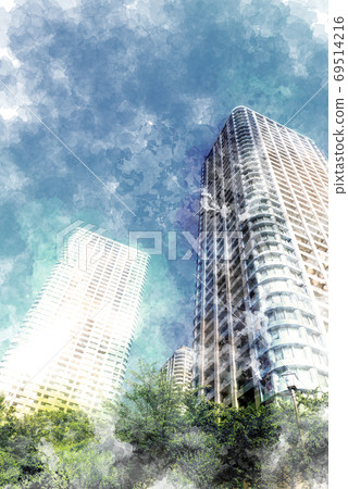 Real estate image of high-rise condominium Real estate image of high-rise condominium 69514216