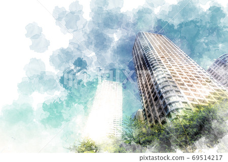 Real estate image of high-rise condominium Real estate image of high-rise condominium 69514217
