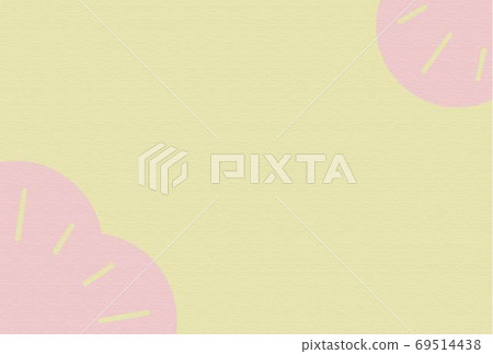 New Year's card background Japanese style 69514438