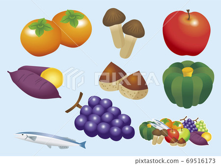 Autumn taste motif 69516173