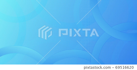 Circle ring overlap layer blue color and halftone design with sp Circle ring overlap layer blue color and halftone design with sp 69516620