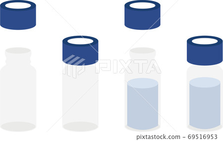 Chromatographic vial (blue) 69516953
