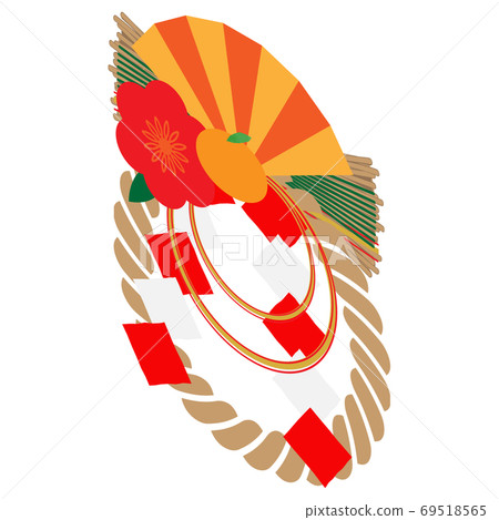 Isometric style shimenawa Isometric style shimenawa 69518565