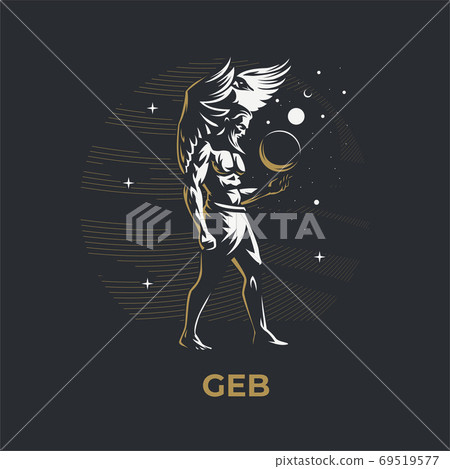 Egyptian god Geb.  69519577