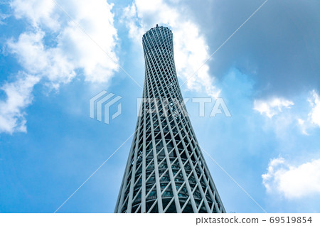 Guangzhou Tower, in the heart of Guangzhou, China 69519854