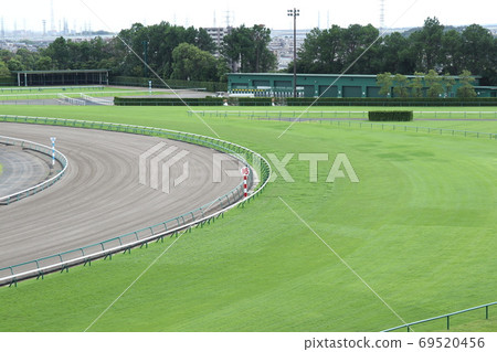 Racetrack turf course 69520456