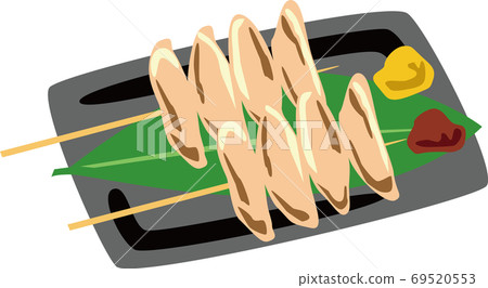 Chicken wings skewers. Japanese food yakitori Chicken wings skewers. Japanese food yakitori 69520553