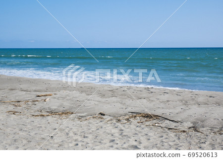 Sea and sandy landscape Sea and sandy landscape 69520613