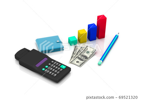 business chart showing financial success at the stock market business chart showing financial success at the stock market 69521320