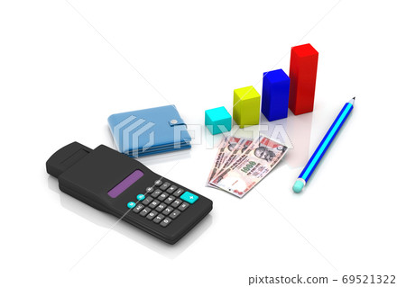 business chart showing financial success at the stock market business chart showing financial success at the stock market 69521322