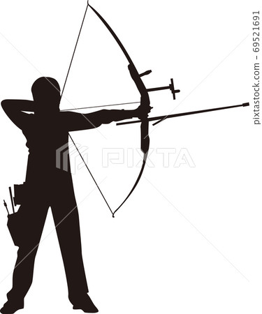 Archery silhouette 69521691