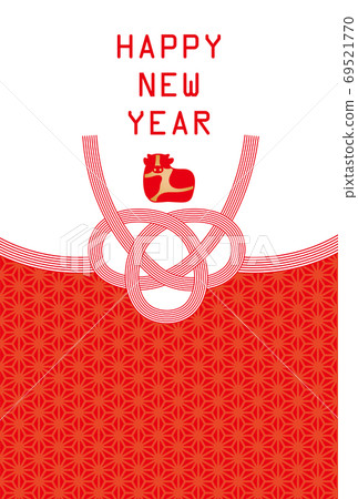 Year of the Ox-New Year's card template-y1-2 69521770