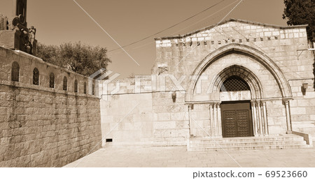 Church of the Sepulchre of Saint Mary, also Tomb of the Virgin Mary, next to the Mount of Olives, in Jerusalem Church of the Sepulchre of Saint Mary, also Tomb of the Virgin Mary, next to the Mount of Olives, in Jerusalem 69523660