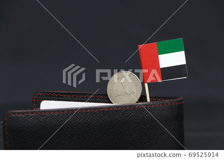One coin of United Arab Emirates one dirham money and mini UAE f 69525914