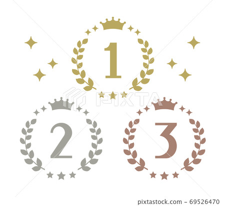 Simple and elegant ranking decorative material laurel / crown 69526470