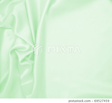 Smooth elegant green silk or satin luxury cloth texture as abstr Smooth elegant green silk or satin luxury cloth texture as abstr 69527459