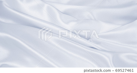 Smooth elegant grey silk or satin luxury cloth as wedding backgr Smooth elegant grey silk or satin luxury cloth as wedding backgr 69527461