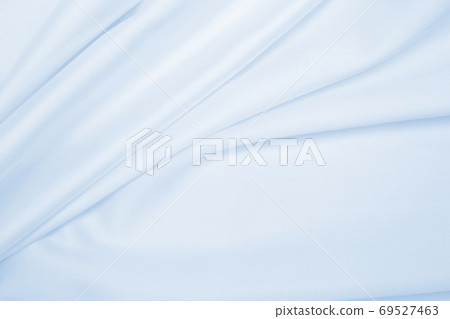 Smooth elegant blue silk or satin luxury cloth texture as abstra 69527463