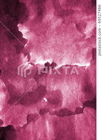 Abstract pink watercolor on paper texture as background Abstract pink watercolor on paper texture as background 69527466