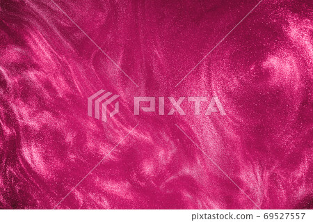 pink glitter shimmering magic bokeh background 69527557