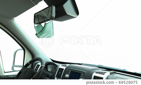 car inside rear view mirror