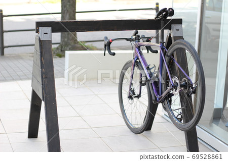 Bicycle parking place Bicycle parking Bicycle Stock Photo