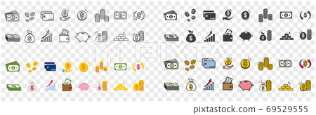 icon, icons, cash 69529555