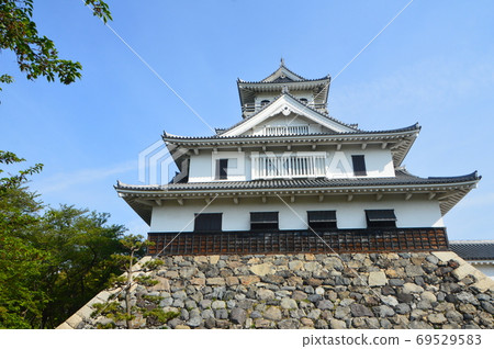 The castle tower of Nagahama castle (Toyohiko / Shiga ken Nagahama-shi park town) 69529583