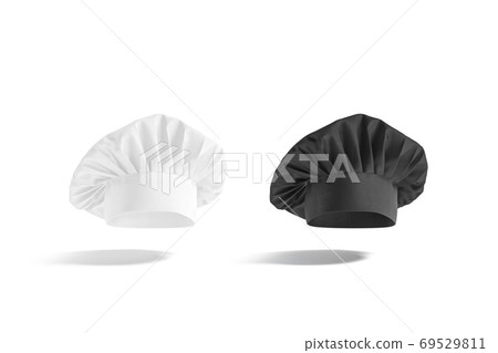 Download Blank Black And White Toque Chef Hat Mockup No Stock Illustration 69529811 Pixta