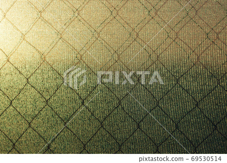 Texture of polycarbonate and with mesh netting against the backd 69530514