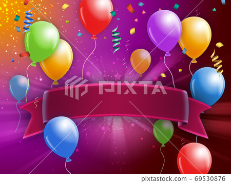 Party card - Stock Illustration [69530876] - PIXTA