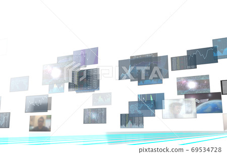 [No background] Image of trading / investment 69534728