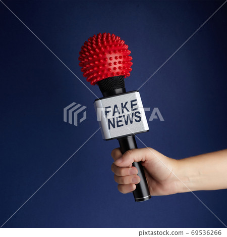 Coronavirus fake news. Concept about false ant manipulated news. 69536266